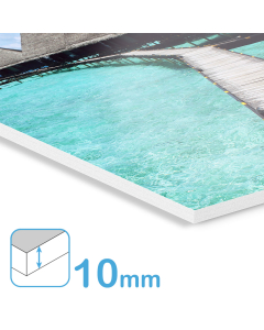 Foto-UV-Direktdruck Leichtschaumplatte weiß Größe Auswahl