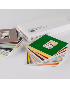 Musterpaket 34 Farben - AlphaUVplus Passepartouts