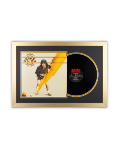 Schallplatten Rahmen - Gold-1 - LP-Cover und Vinyl Bilderrahmen mit Doppel-Passepartout für 1er- , 2er und 3er LPs