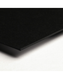 Passepartoutkarton BLACK10-B15-Auswahl in Schwarz, einfarbig glatt
