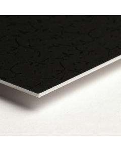Passepartoutkarton DECO04-02-W14-Auswahl in Liana glanz schwarz, gemustert glatt