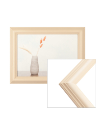 Holz-Bilderrahmen Annie M-009 in champagner Vintage, Format-Auswahl in champagner, , , Klassisch
