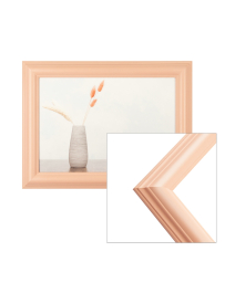 Holz-Bilderrahmen Annie M-012 in lachs-rosa Vintage, Format-Auswahl in lachs-rosa, , , Klassisch