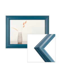 Holz-Bilderrahmen Annie M-013 in marine-blau Vintage, Format-Auswahl in marine-blau, , , Klassisch