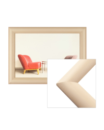 Holz-Bilderrahmen Cruz S-003 in champagner Modern, Format-Auswahl in champagner, , , Schlicht