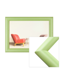 Holz-Bilderrahmen Cruz S-007 in pastell-grün Modern, Format-Auswahl in pastell-grün, , , Schlicht