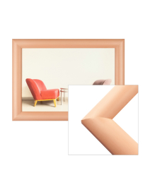 Holz-Bilderrahmen Cruz S-009 in lachs-rosa Modern, Format-Auswahl in lachs-rosa, , , Schlicht