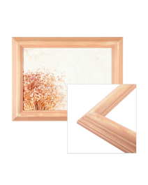 Holz-Bilderrahmen Finja M-007 in lachs-rosa Shabby Chic, Format-Auswahl in lachs-rosa, Grunge, Landhaus, Vintage