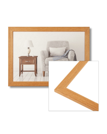 Holz-Bilderrahmen Fortuna S-001 in natur Modern, Format-Auswahl in natur, , , Schlicht