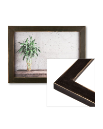 Holz-Bilderrahmen Mathilda M-002 in dunkelbraun Shabby Chic, Format-Auswahl in dunkelbraun, Grunge, Landhaus, Vintage