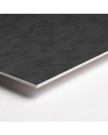 Samt-Passepartoutkarton EVEREST1, anthrazit, Schnittkante WEISS, 1,50mm stark, Format 81x101cm