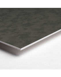 Samt-Passepartoutkarton EVEREST2, grau, Schnittkante WEISS, 1,50mm stark, Format 81x101cm