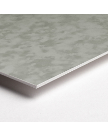 Samt-Passepartoutkarton EVEREST4, licht grau, Schnittkante WEISS, 1,50mm stark, Format 81x101cm