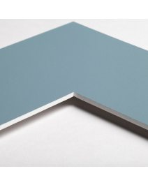Standard-Passepartout ATLANTIC13-W14-Z001-Auswahl in Ozeanblau, einfarbig glatt