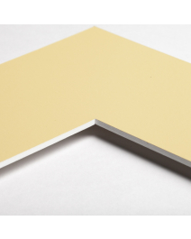 Standard-Passepartout BURMA14-W14-Z001-Auswahl in Sonnengelb, einfarbig glatt