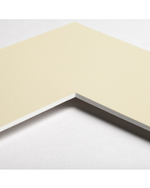 Standard-Passepartout BURMA16-W14-Z001-Auswahl in Sonnengelb, einfarbig glatt