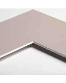 Standard-Passepartout COFFEE15-W14-Z001-Auswahl in Mokkabraun, einfarbig glatt