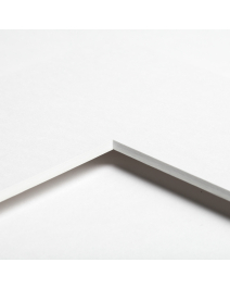 Standard-Passepartout FAY10-W20-Z001-Auswahl in Reinweiß, einfarbig glatt