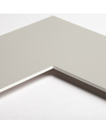 Standard-Passepartout LAOTSE16-W14-Z001-Auswahl in Mausgrau, einfarbig glatt