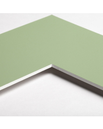 Standard-Passepartout MOSS14-W14-Z001-Auswahl in Moosgrün, einfarbig glatt