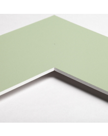 Standard-Passepartout MOSS15-W14-Z001-Auswahl in Moosgrün, einfarbig glatt