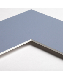 Standard-Passepartout SKY12-W14-Z001-Auswahl in Violettblau, einfarbig glatt