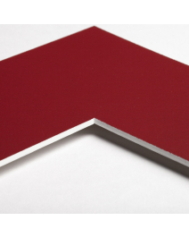 Standard-Passepartout WINE13-W14-Z001-Auswahl in Weinrot, einfarbig glatt