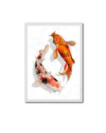 FineArt Wandbild 240 Koi Illustration